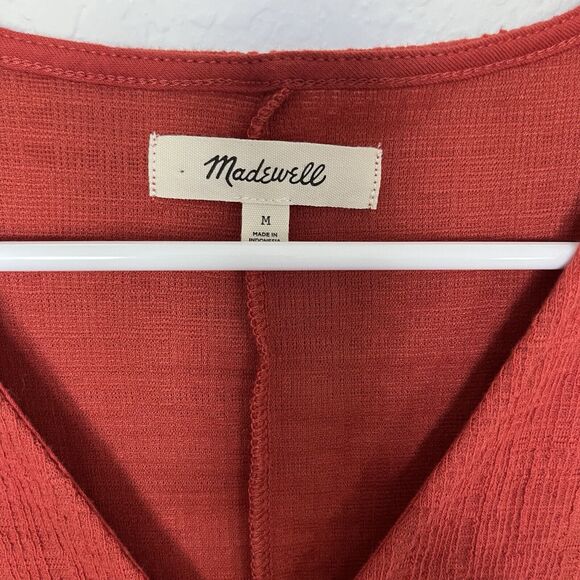 Elegant Red Wrap Dress - Picture 5 of 5